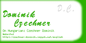 dominik czechner business card